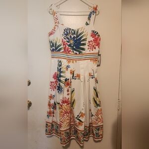 Bright And Colorful Eva Mendes By NY&Co. Floral Dress